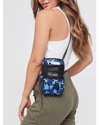 Sol And Selene By My Side Crossbody Navy Camo - Blue