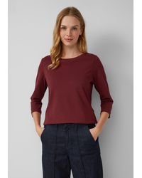 S.oliver - T-Shirt aus Baumwolle im Slim Fit - Lyst