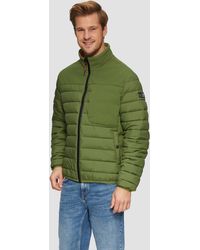 S.oliver - Leichte Steppjacke im Materialmix mit Kontrast-Details - Lyst