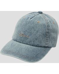 S.oliver - Cap Aus Gewaschenem Denim Mit Logo - Lyst