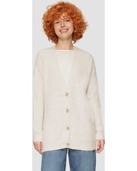 QS - Weiche Strickjacke in Melange-Optik - Lyst