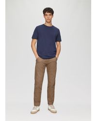 S.oliver - Chinohose aus Canvas mit Naht-Details - Lyst