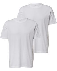 S.oliver - 2Er-Pack Basic-T-Shirts Aus Baumwolle - Lyst