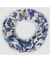 S.oliver - Snood mit floralem Artwork - Lyst