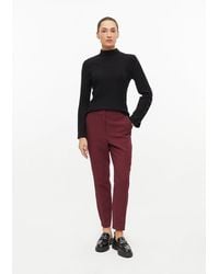 S.oliver - Cigarette-Pants Mit Elastikbund - Lyst