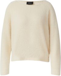 S.oliver - Flauschiger Pullover Mit U-Boot-Ausschnitt - Lyst