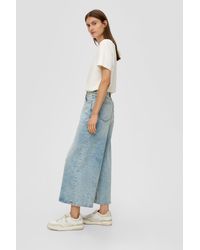 S.oliver - Jeans-Culotte Suri / Regular Fit / High Rise / Wide Leg - Lyst