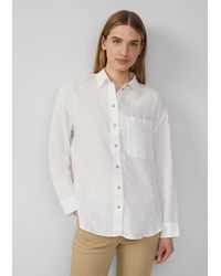S.oliver - Oversize Bluse aus reinem Leinen - Lyst