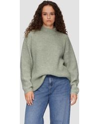 QS - Weicher Strickpullover mit Rippstruktur - Lyst