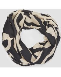 S.oliver - Lässiger Loop Schal aus Viskose mit All-over-Print - Lyst