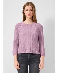 QS - Ajourpullover - Lyst