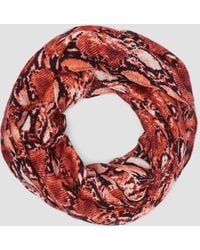 S.oliver - Loop-Schal mit All-over-Print in Schlangenoptik - Lyst