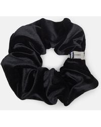 Comma, - Samt-Scrunchies Mit Schmuckdetail - Lyst