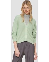 QS - Strickjacke mit Strukturmuster und Knöpfen - Lyst
