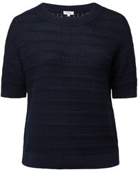 S.oliver - Ajour-Pullover Mit Halbarm - Lyst
