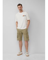 S.oliver - File: Cargo-Bermuda im Relaxed Fit mit Ripstop-Struktur - Lyst