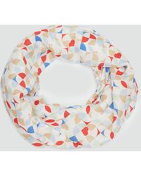 S.oliver - Lässiger Loop Schal aus Viskose mit All-over-Print - Lyst