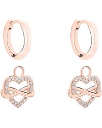 S.oliver - Ohrringe Aus 925Er Silber Mit Infinity-Symbol - Lyst