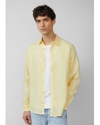 S.oliver - Regular Fit: Langarmhemd aus Leinen - Lyst