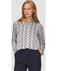 S.oliver - Satin-Bluse mit All-over-Print - Lyst