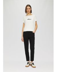S.oliver - Ankle-Hose im Slim Fit aus Baumwollsatin - Lyst