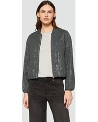 S.oliver - Blouson mit Pailletten - Lyst