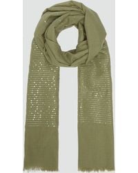S.oliver - Festiver Schal mit Pailletten - Lyst