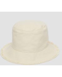 S.oliver - Bucket-Hat aus Canvas mit Fransen - Lyst