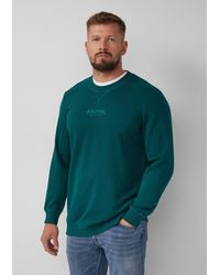 S.oliver - Wärmendes Sweatshirt mit Logo-Artwork - Lyst