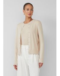 S.oliver - Cardigan aus Viskosemix mit Glitzerbündchen - Lyst