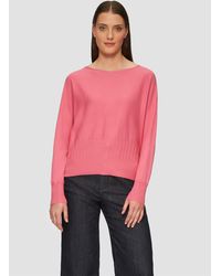 S.oliver - Strickpullover mit Strukturmuster am Saum - Lyst