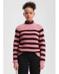QS - Melierter Pullover - Lyst