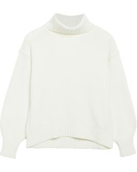 S.oliver - Bouclé-Strickpullover Mit Rollkragen - Lyst