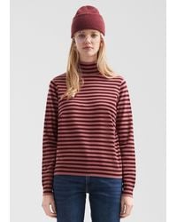 QS - Pullover mit Stehkragen aus Viskosemix - Lyst