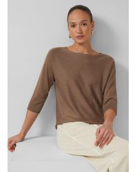 S.oliver - Leichter Feinstrickpullover Mit Glitzergarn - Lyst
