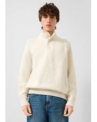 QS - Pullover Aus Bouclegarn - Lyst
