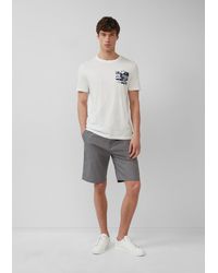 S.oliver - Detroit: Bermuda aus Baumwoll- und Leinenmix im Relaxed Fit - Lyst