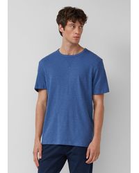 S.oliver - T-Shirt aus Heavy Jersey mit Flammgarnstruktur - Lyst