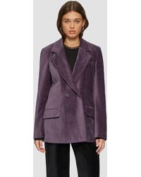 QS - Antaillierter Blazer aus Cord - Lyst