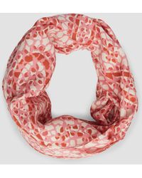 S.oliver - Loop-Schal aus Viskose mit All-over-Print - Lyst