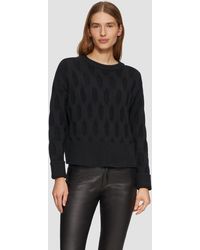 S.oliver - Oversized Pullover mit Strickmuster - Lyst
