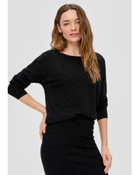 S.oliver - Pullover mit Ajourmuster - Lyst