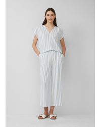 S.oliver - Culotte aus Leinenmix im Relaxed Fit - Lyst