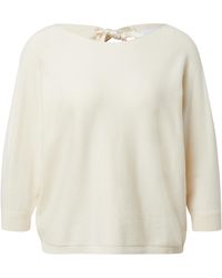 Comma, - Feinstrickpullover Mit Schleifendetail - Lyst