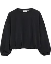 Comma, - Weiches Sweatshirt Mit Bubblehem - Lyst
