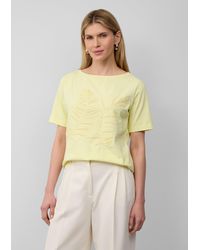 S.oliver - T-Shirt im Relaxed Fit mit Pailletten - Lyst