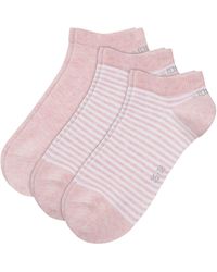 S.oliver 3er-Pack Sneakersocken - Pink