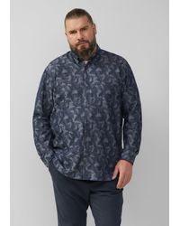 S.oliver - Regular Fit: Leichtes Jacquard-Hemd mit Button-Down-Kragen - Lyst