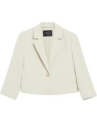S.oliver - Cropped-Blazer Mit 3/4-Ärmeln - Lyst