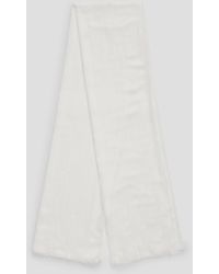 S.oliver - Unifarbener Schal aus leichtem Polyester - Lyst